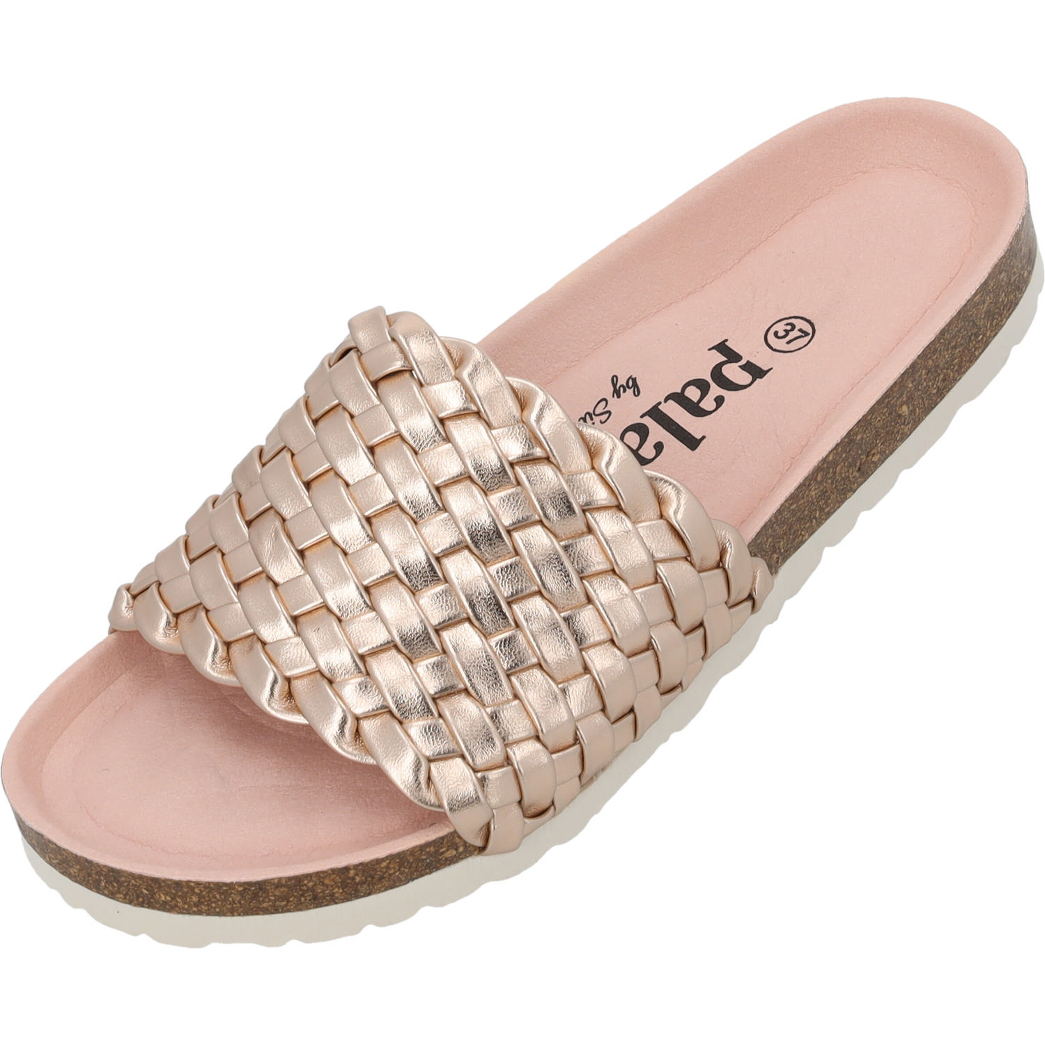 Palado Lerima by Sila Sahin, Pantoletten, Damen, Rosa Metallic