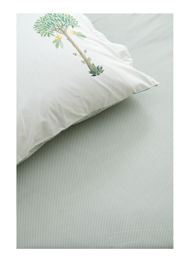 Lençol de baixo Pip Studio Duo Stripe em percal de algodão 200 fios, altura do canto 25 cm