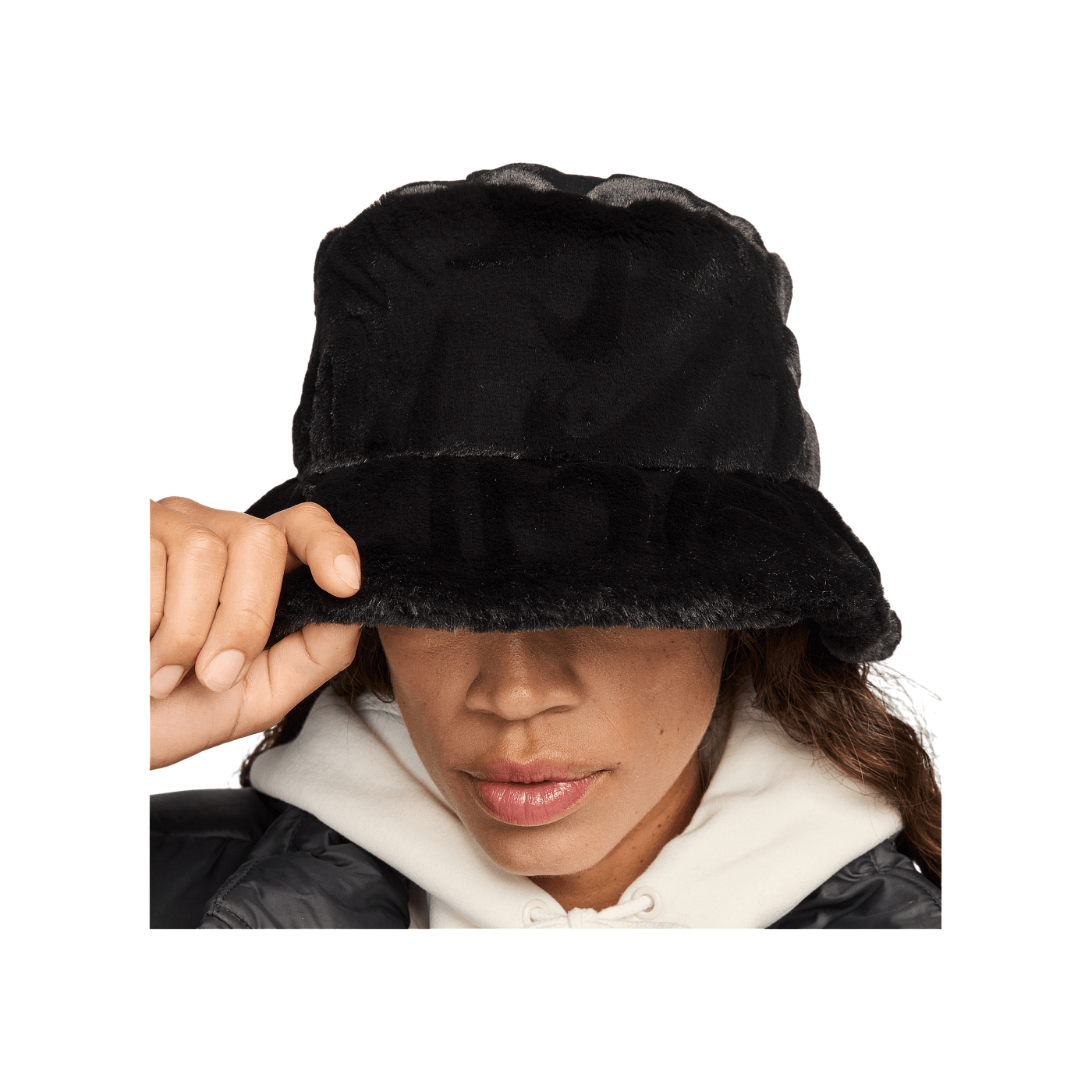 Nike Apex Bucket Swoosh Jacke Schwarz F010