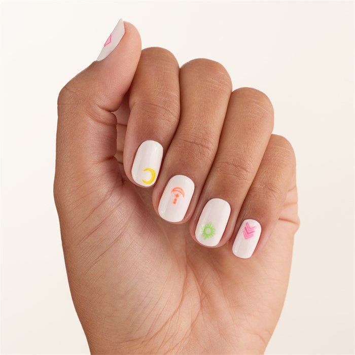 Neon Vibes Nail Art Sticker