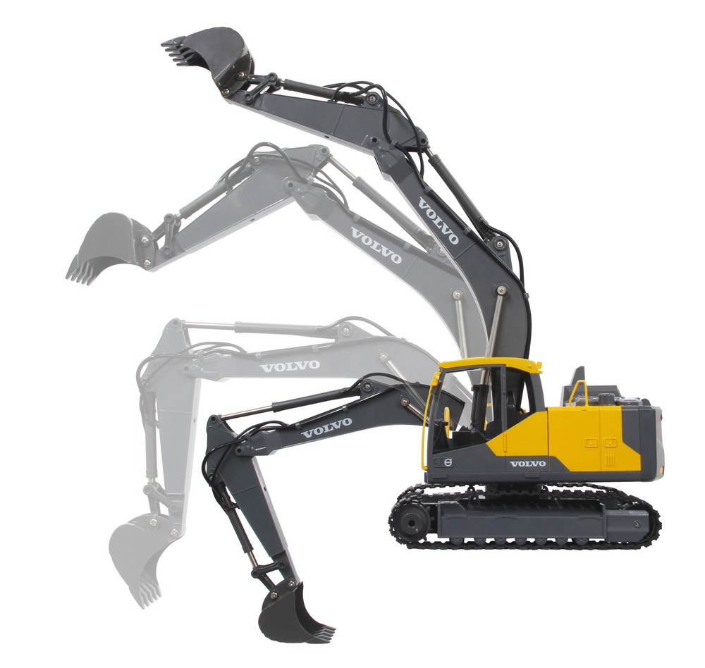 Jamara e.K. JAMARA-406300-Bagger Volvo EC160E Metal 1:16 2,4GHz Destruction-Set