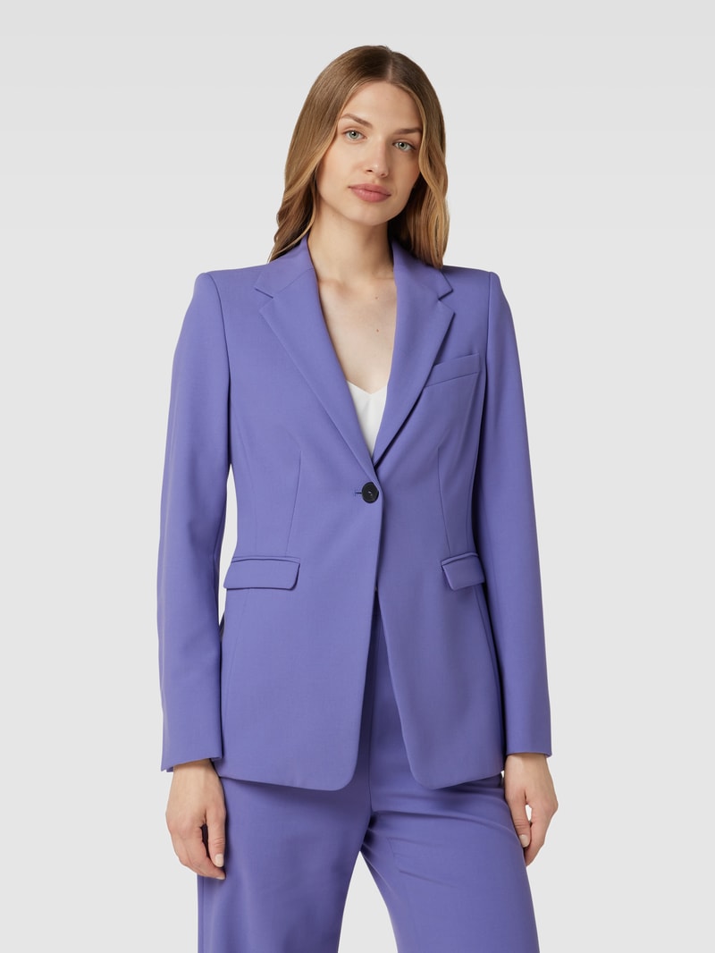 Blazer mit Reverskragen in lila