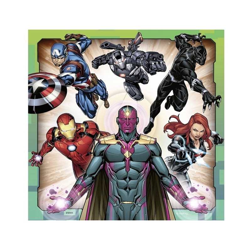 Puzzle Puissants Avengers 3x 49 pièces