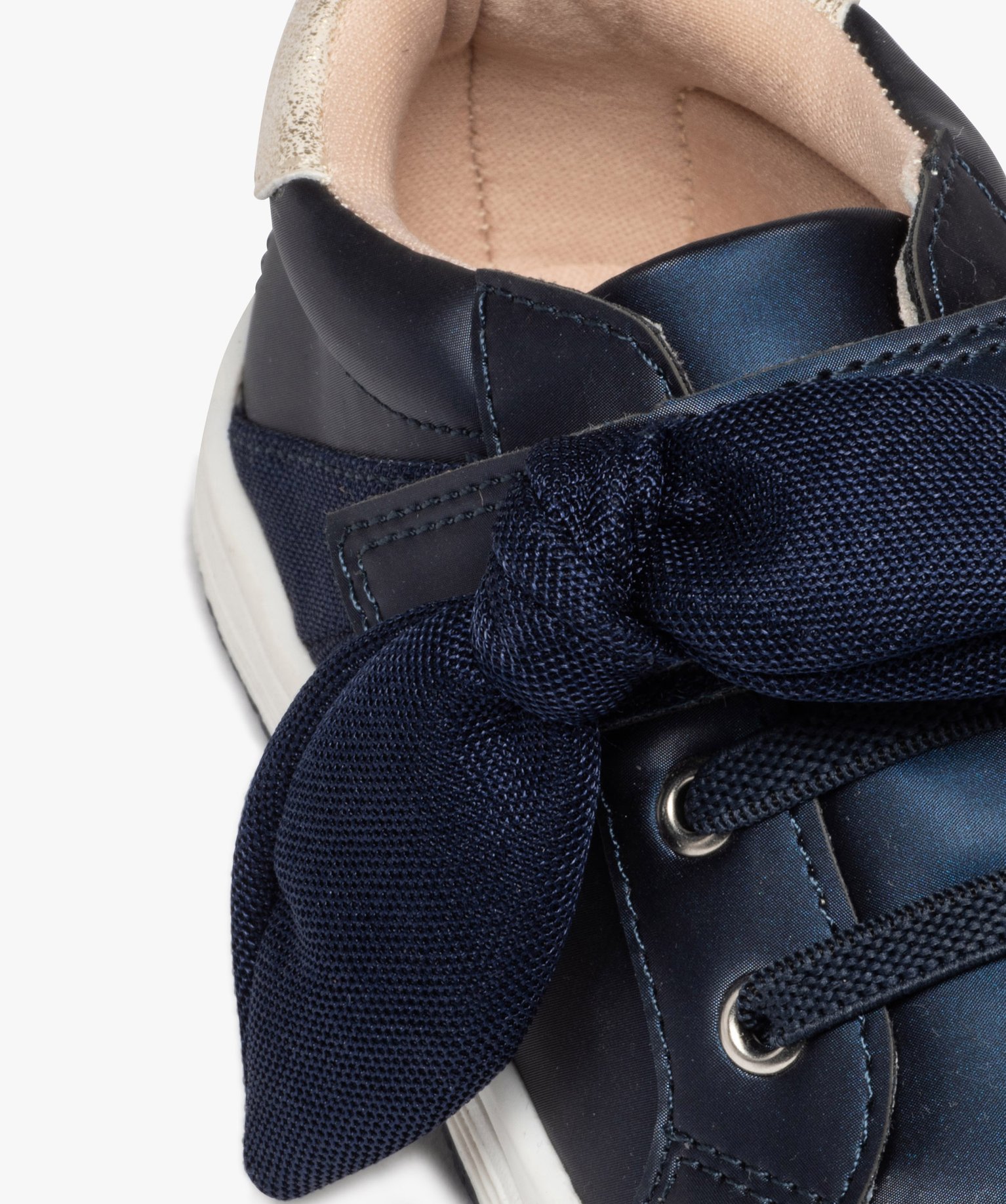 Baskets fille irisées avec détail noeud marine | GEMO