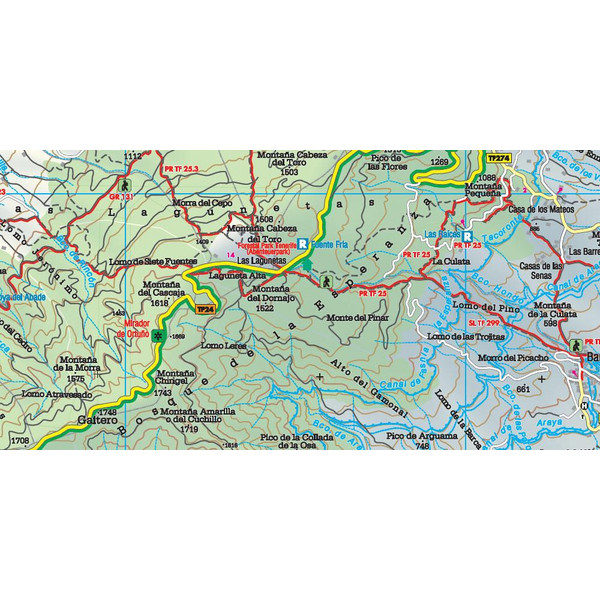 Teneriffa Nord und Süd, Wanderkarten Set 1:50.000 - Wanderkarte