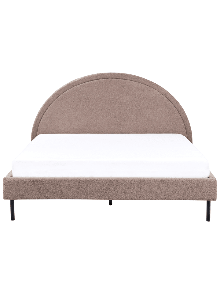 Beliani Doppelbett MARGUT in Beige - (W) 172 x (H) 116 x (L) 214 cm günstig kaufen onesize
