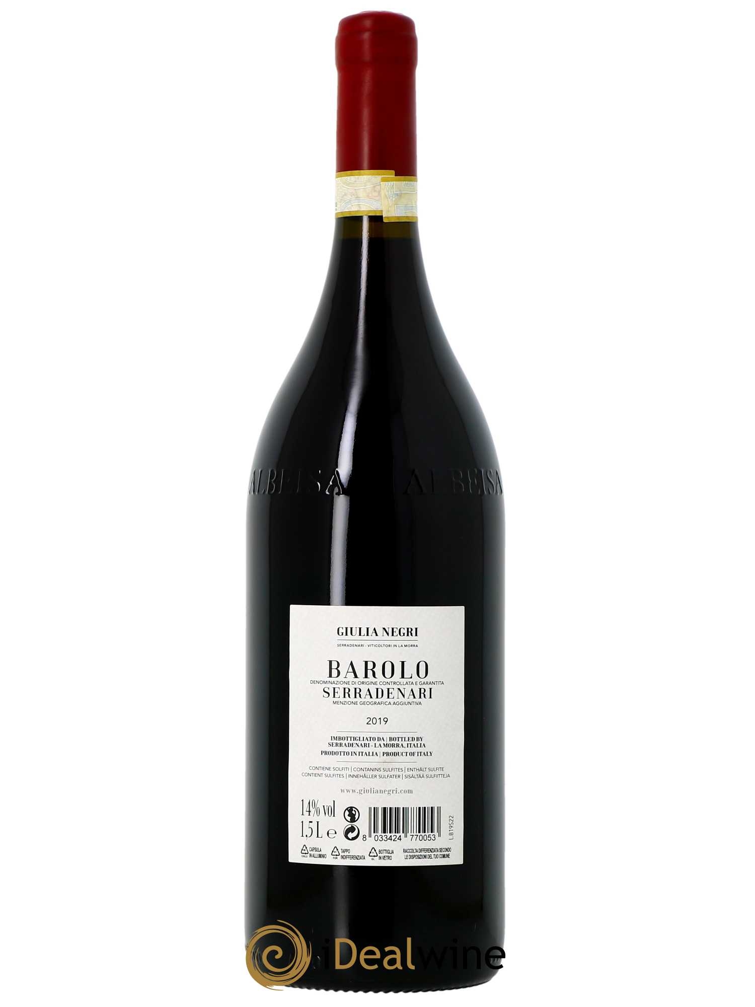 Barolo DOCG Giulia Negri Serradenari  2019 - Lot de 1 Magnum