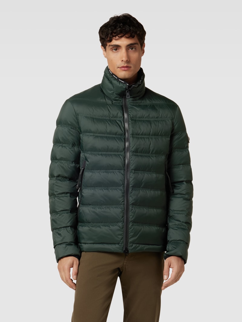Steppjacke mit Stehkragen Modell 'PROSKE' in olivgrün