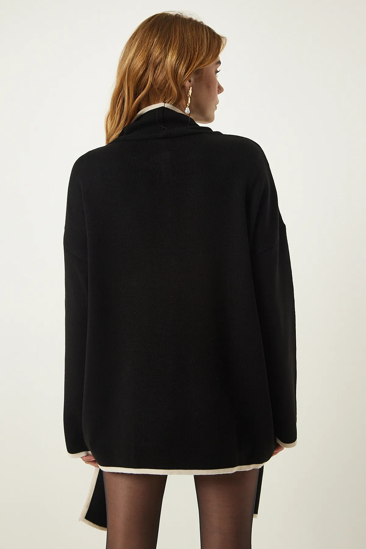 Happiness İstanbul  Strickjacke - Schwarz - Regular Fit