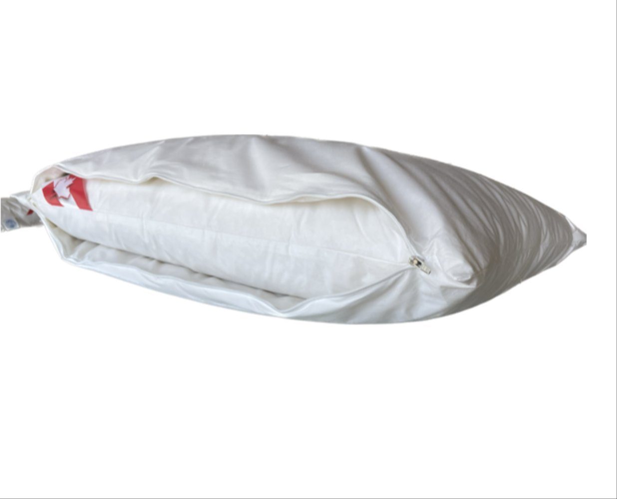 Daunenkissen Meisterstück Canada Daunenkissen 40x80 cm mit Reißverschluss, Betten Traumland, Seitenschläfer, Rückenschläfer, Bauchschläfer, individuelle Füllmengenauswahl möglich, kein Lebendrupf