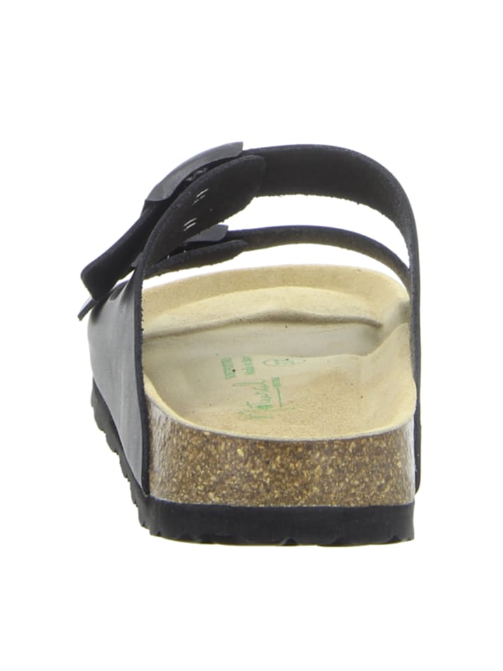 natural sense Pantolette Tieffußbett black in schwarz günstig kaufen