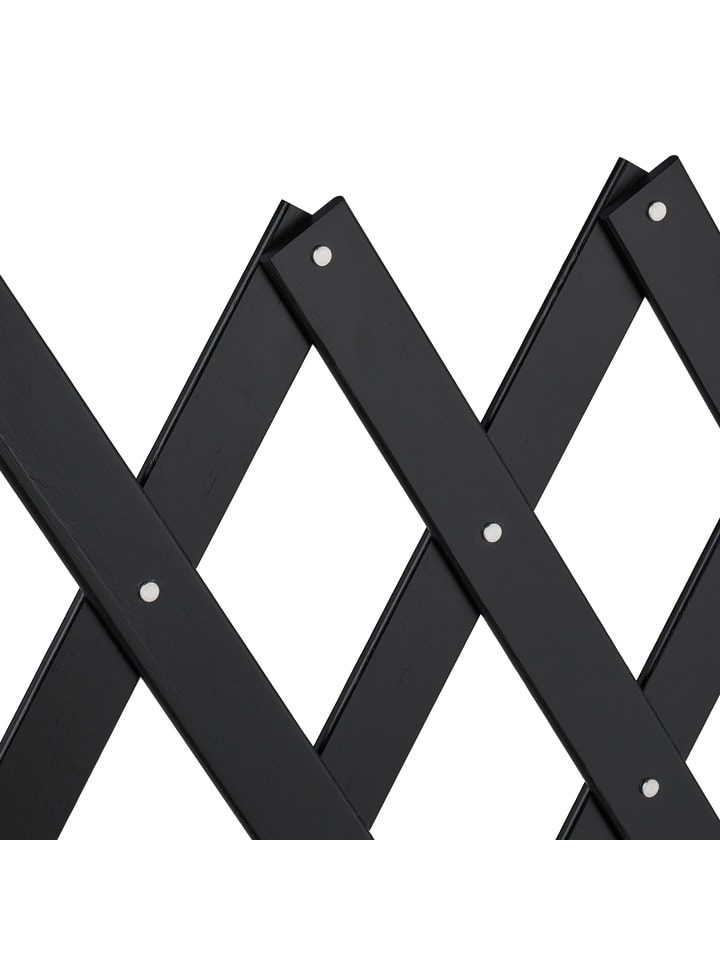 relaxdays Hundeabsperrgitter in Schwarz - (B)126 x (H)70 cm günstig kaufen onesize