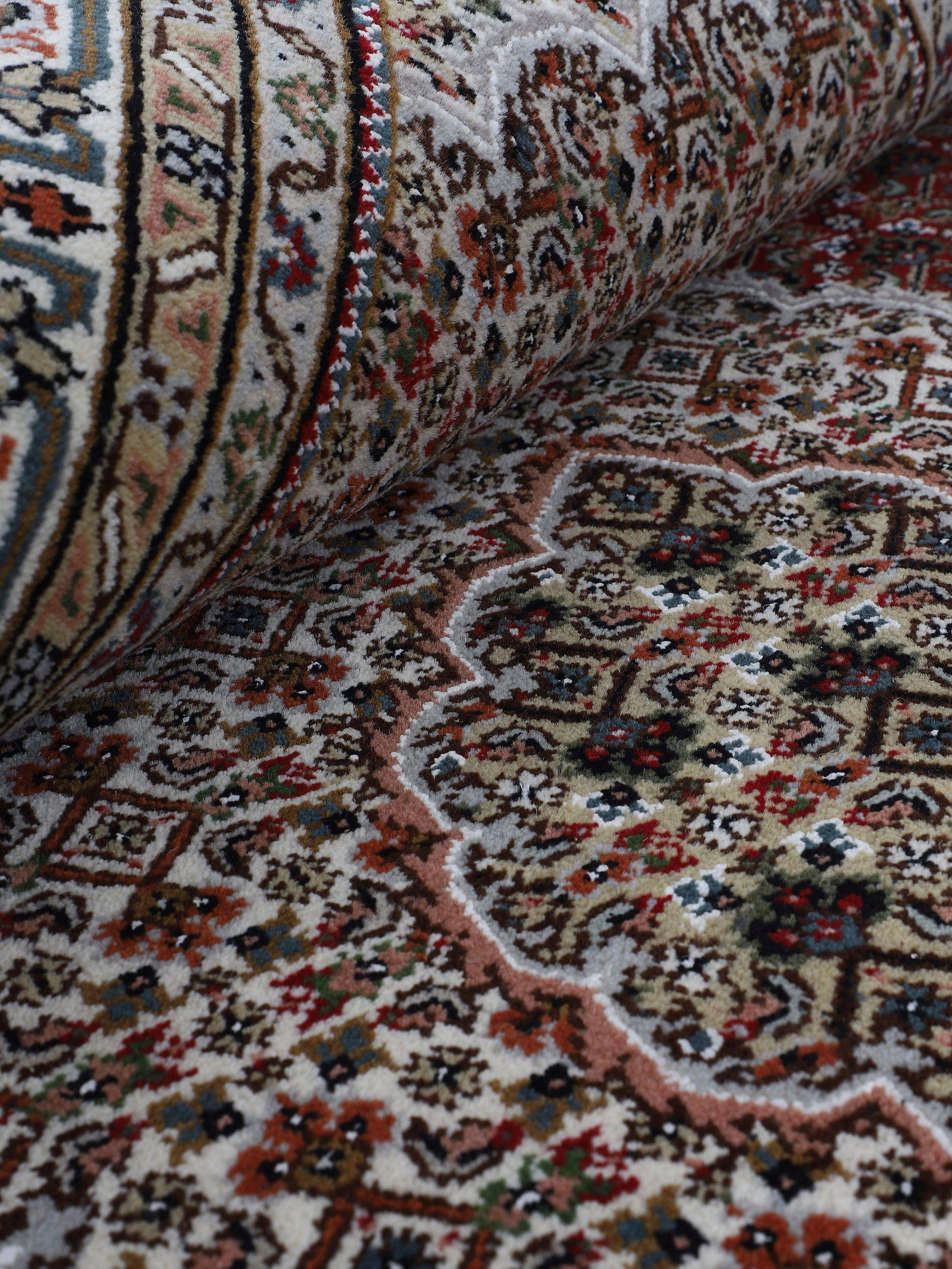 Orientteppich Orientteppich Tabriz Mahi, Woven Arts, rechteckig, Höhe: 15 mm, handgeknüpft, Wohnzimmer, reine Wolle