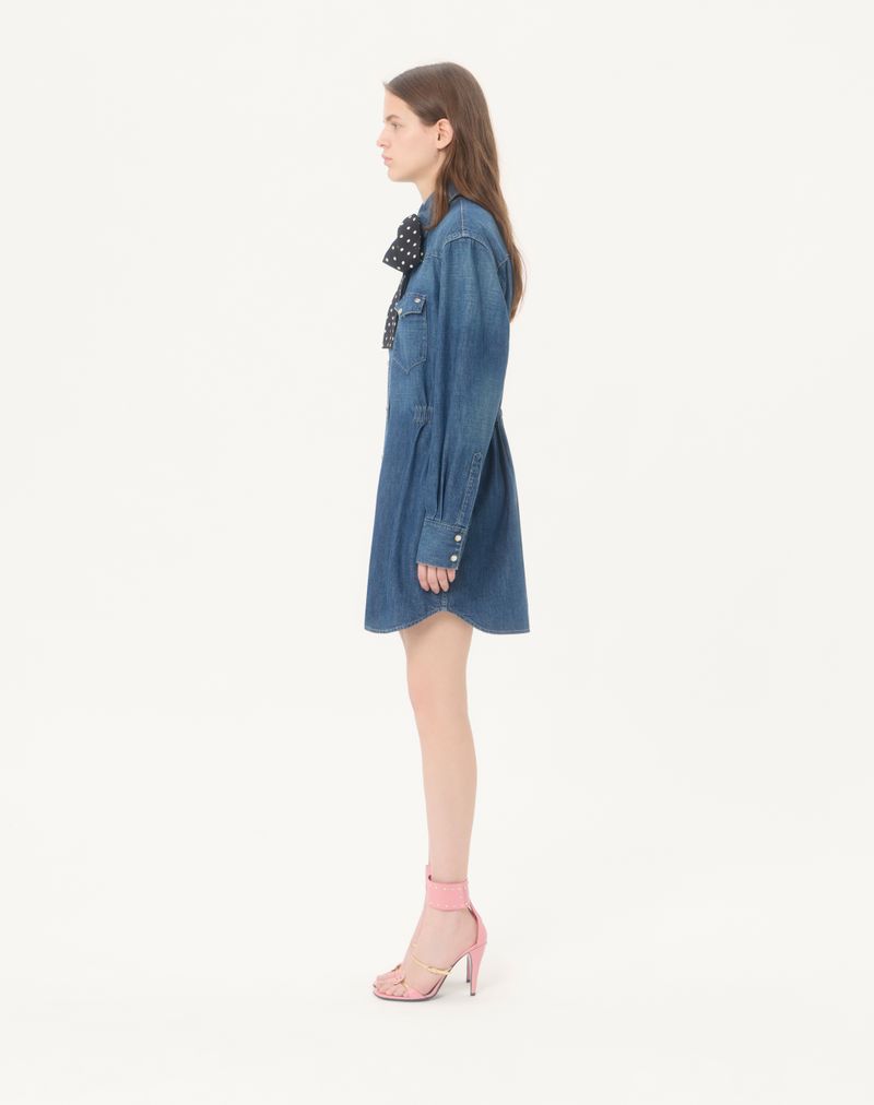 Vestido midi jeans
