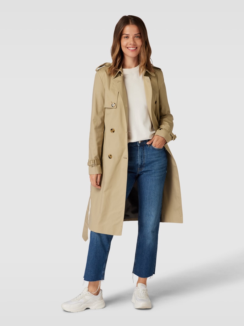 Jeans in verkürzter Passform Modell 'BLANCA' in blau meliert