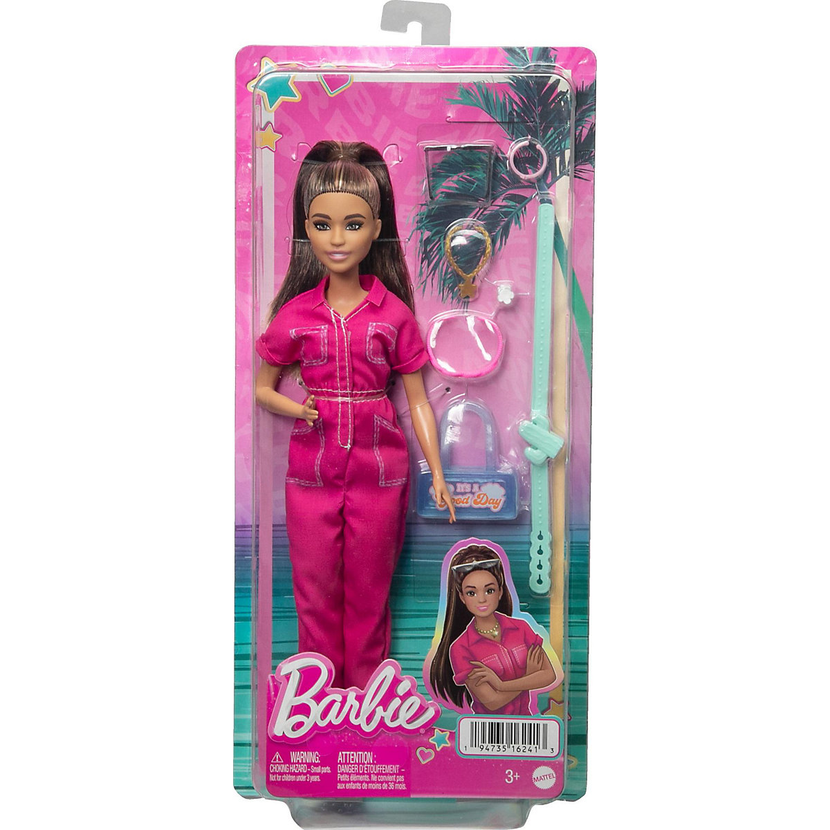 Barbie Day & Pay Fashion (Pinker Blaumann,Overall)