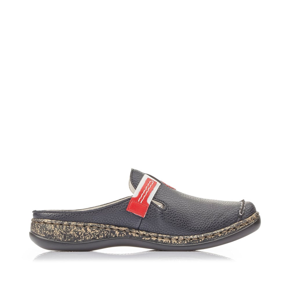 Rieker Damen Clogs ozeanblau