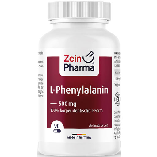 L-PHENYLALANIN 500 mg veg.HPMC Kaps.Zein Pharma  90 St  Kapseln