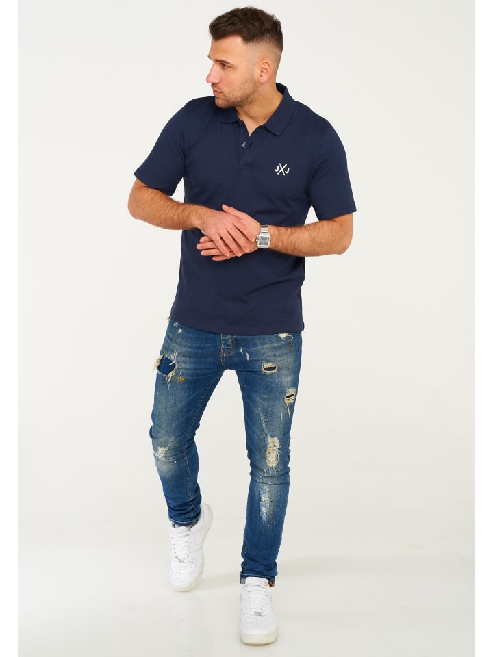 Jack & Jones Poloshirt - RISE INFINITY POLO in Navy Blazer günstig kaufen