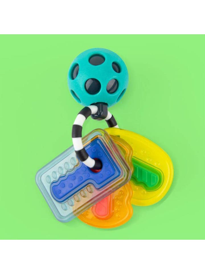 Sassy 2in1 Babyspielzeug Rassel & Beißring Schlüssel ab Geburt günstig kaufen onesize