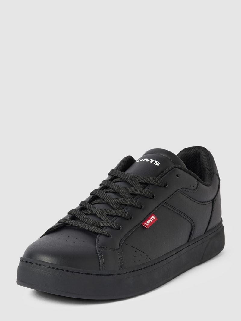 Sneaker mit Label-Details Modell 'RUCKER' in schwarz
