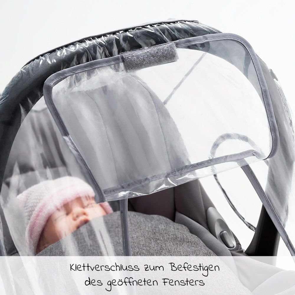 Zamboo Babyschale Universal, Regenschutz Regenverdeck für Babyschale / Maxi Cosi