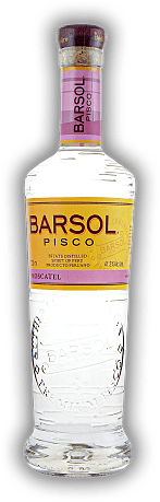 Barsol Pisco Moscatel Barsol Pisco Moscatel Ein eleganter Tropfen mit einer runden und überzeugenden Aromenkomposition.  0,7	 Liter - Vol 41,3%