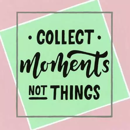 CreArt Collect Moments, not Things - Malen nach Zahlen für Erwachsene