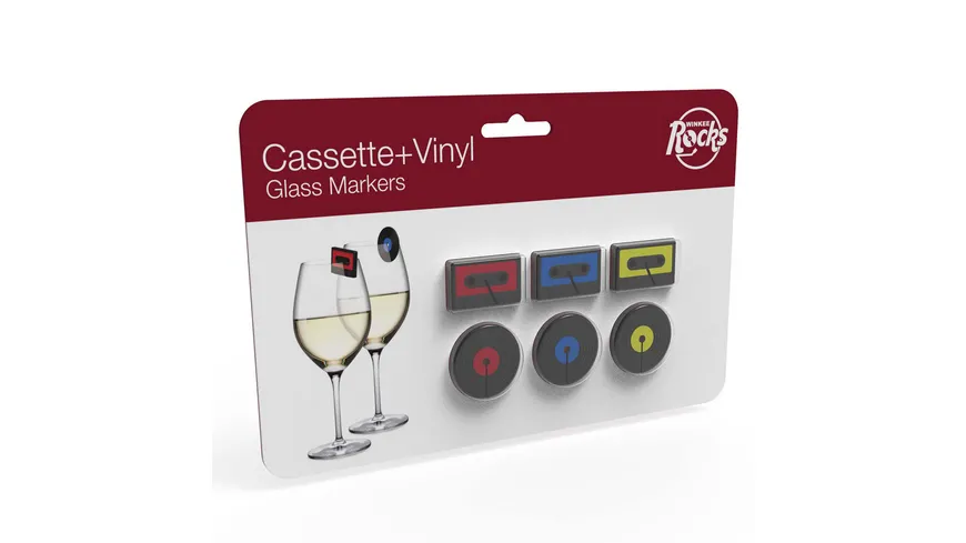 Winkee Glasmarkierer Vinyl & Kassetten 6er Set