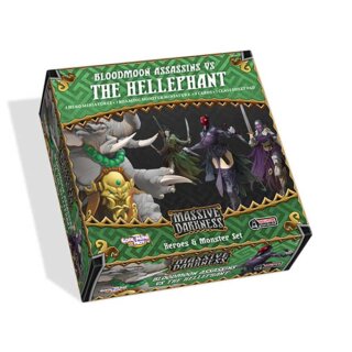 Massive Darkness: Heroes & Monster Set Bloodmoon Assassins vs The Hellephant (EN)