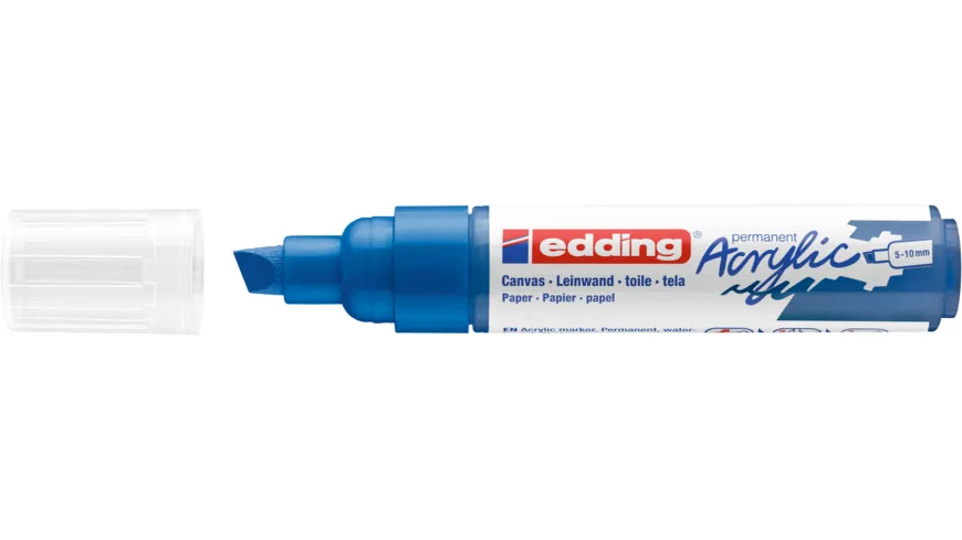 edding Acrylmarker 5000 breit enzianblau enzianblau