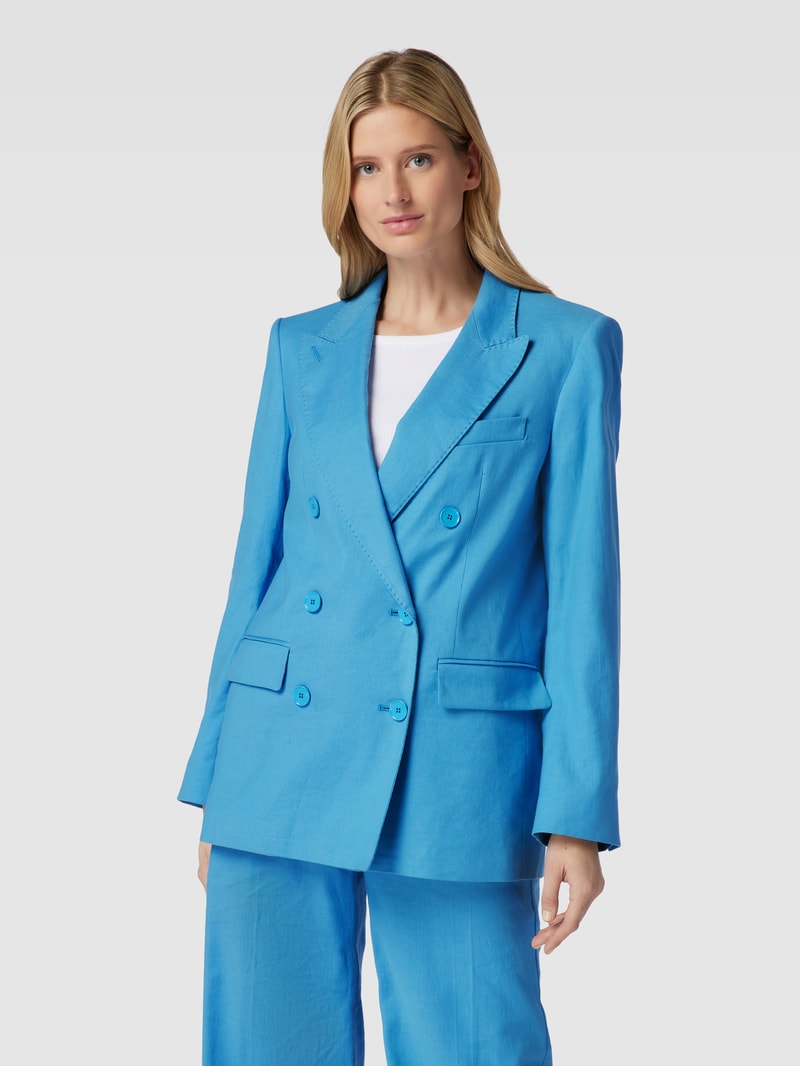 Blazer mit Reverskragen in hellblau