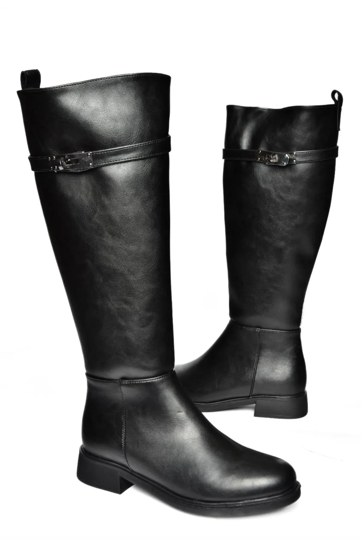 Fox Shoes  R312225309 Schwarze klassische Damenstiefel