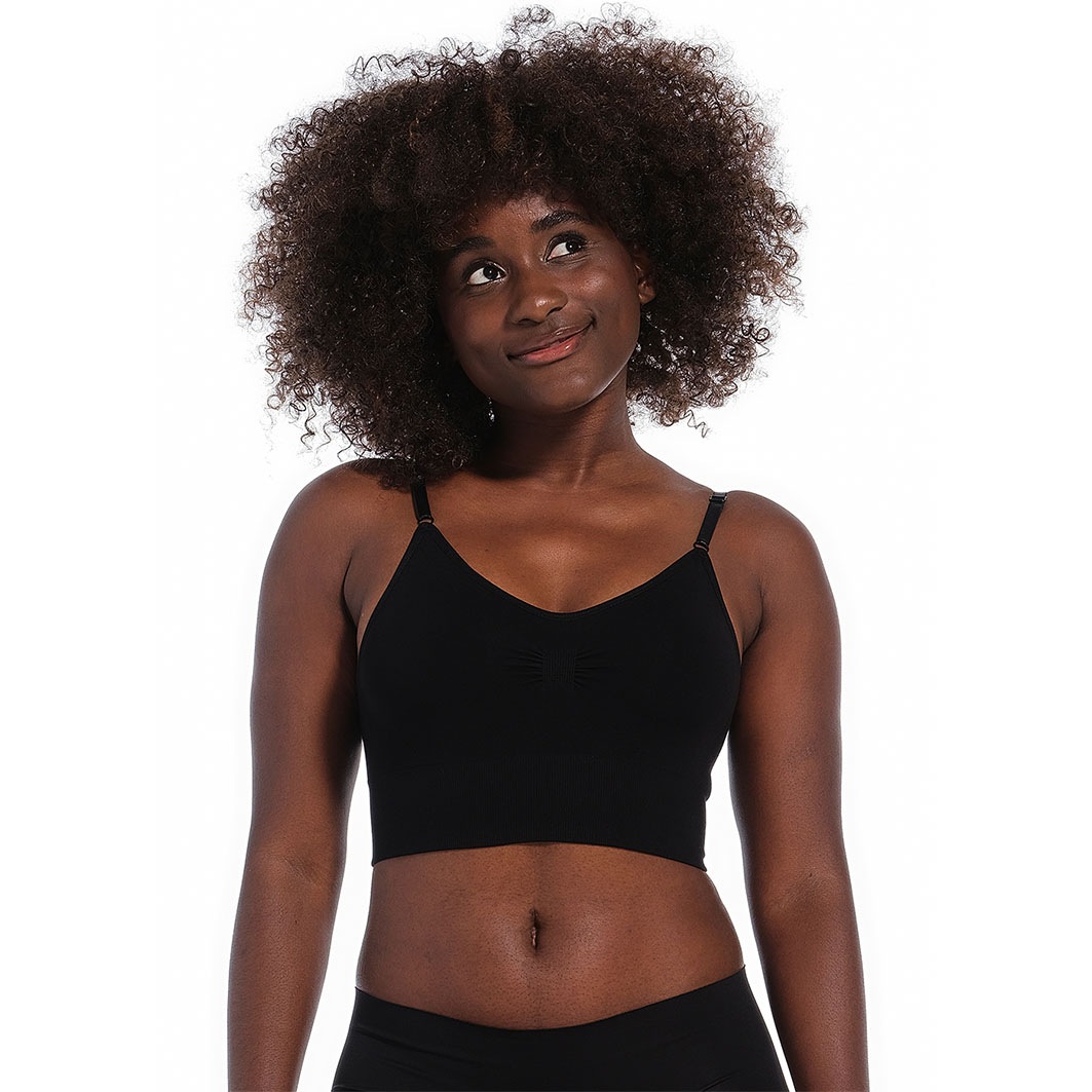 Low Back Bra Black