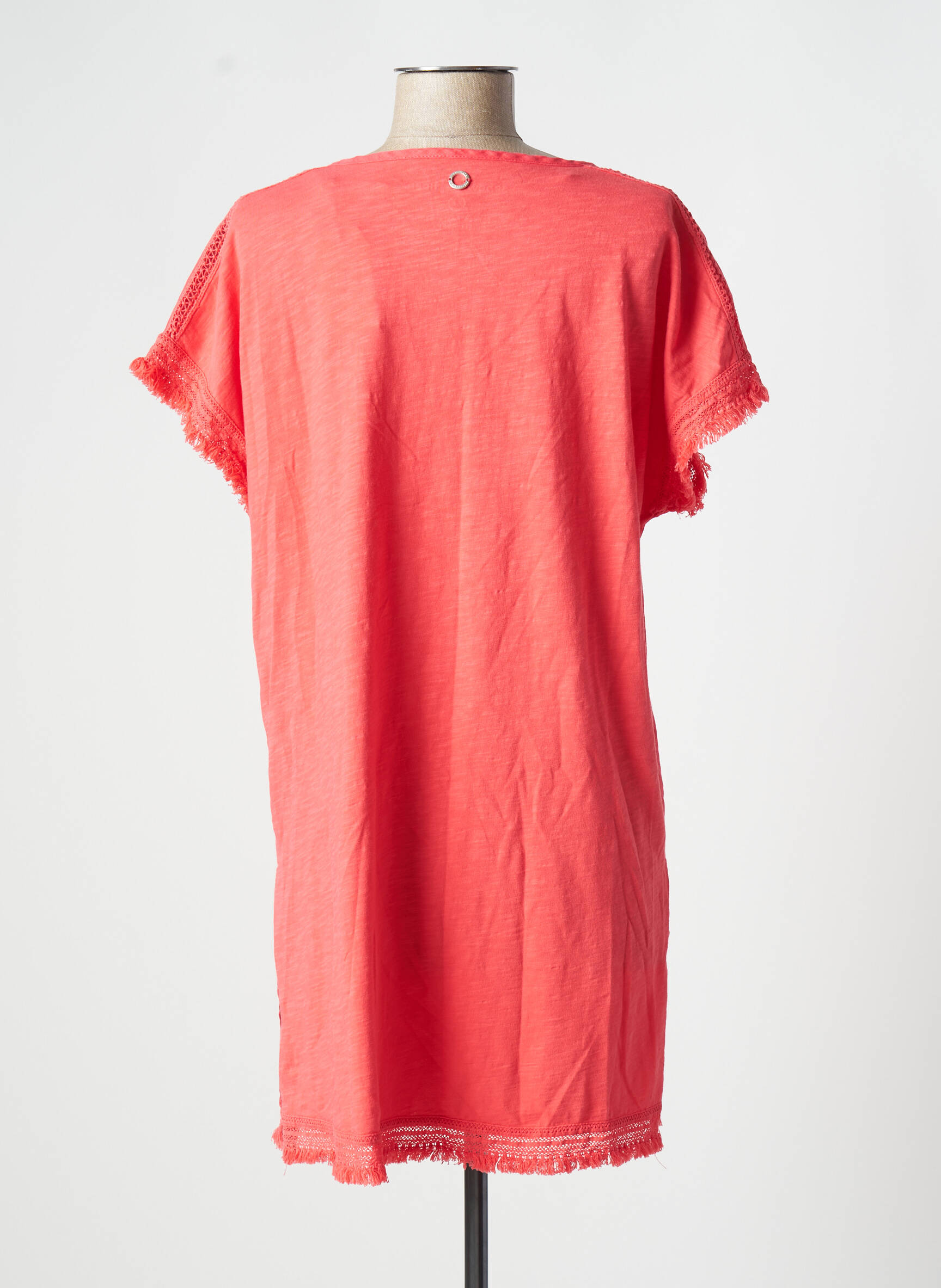 Sandwich Tuniquemanchecourte Femme couleur rose