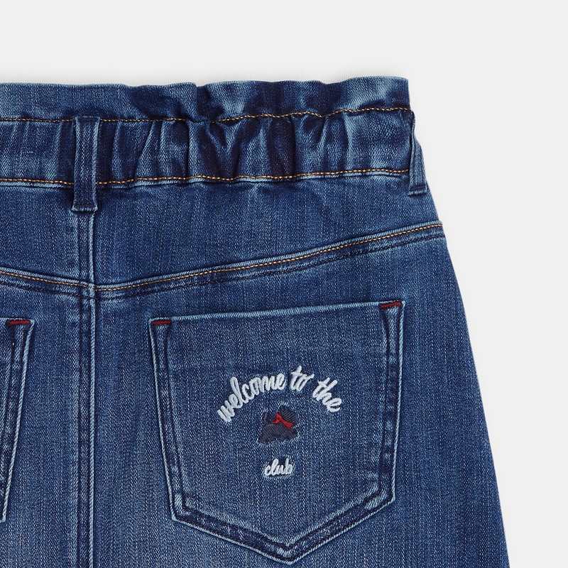 Jupe en jean Chipie bleue fille
