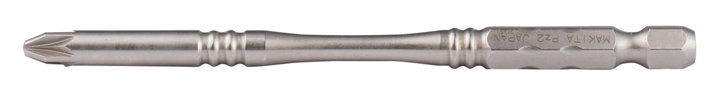 Makita Accessories B-56954 Biți de șurubelniță XT Impact Silver extra înguste PZ2 x 100 mm