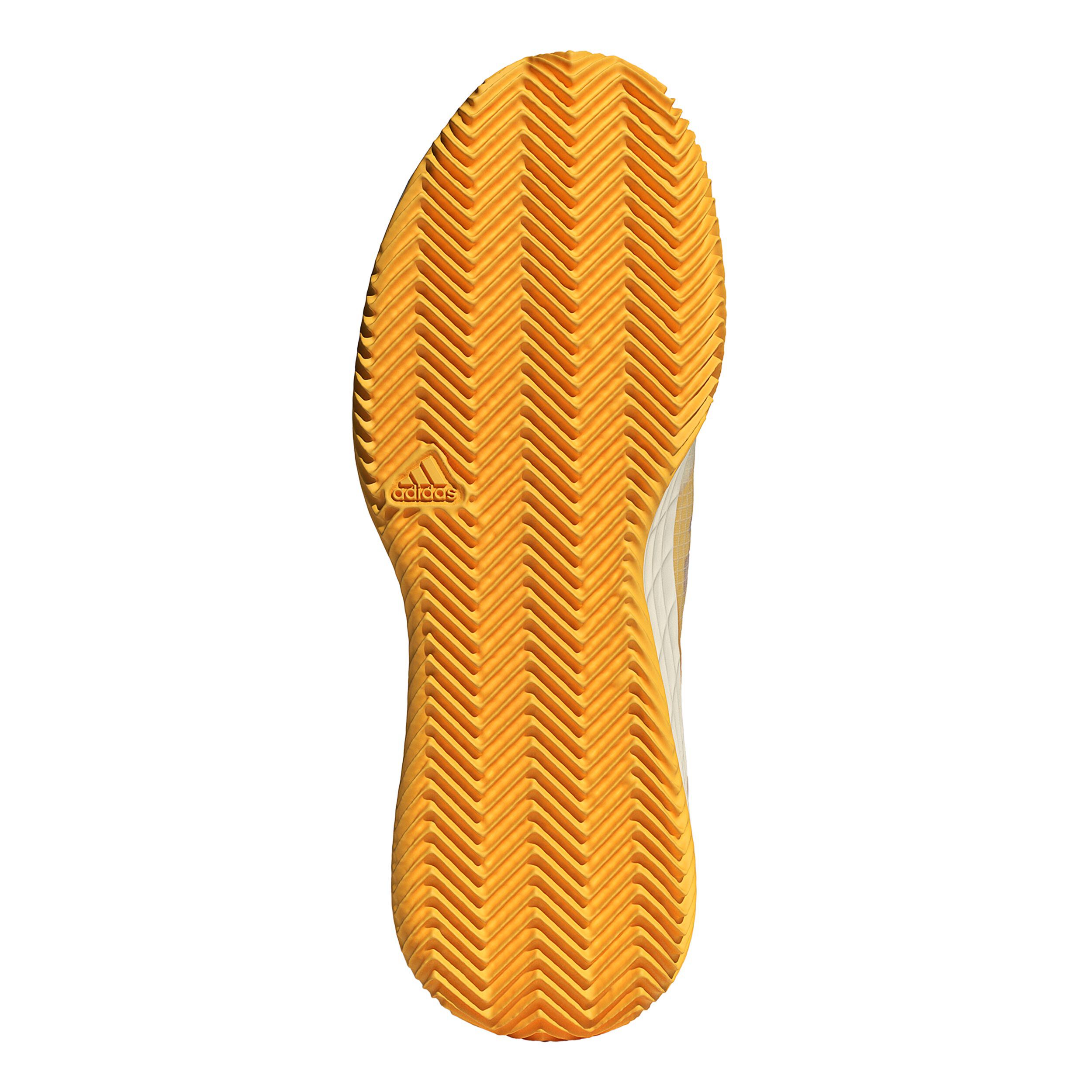 Adizero Ubersonic 4.1 Sandplatzschuh Damen - Weiß, Caramel