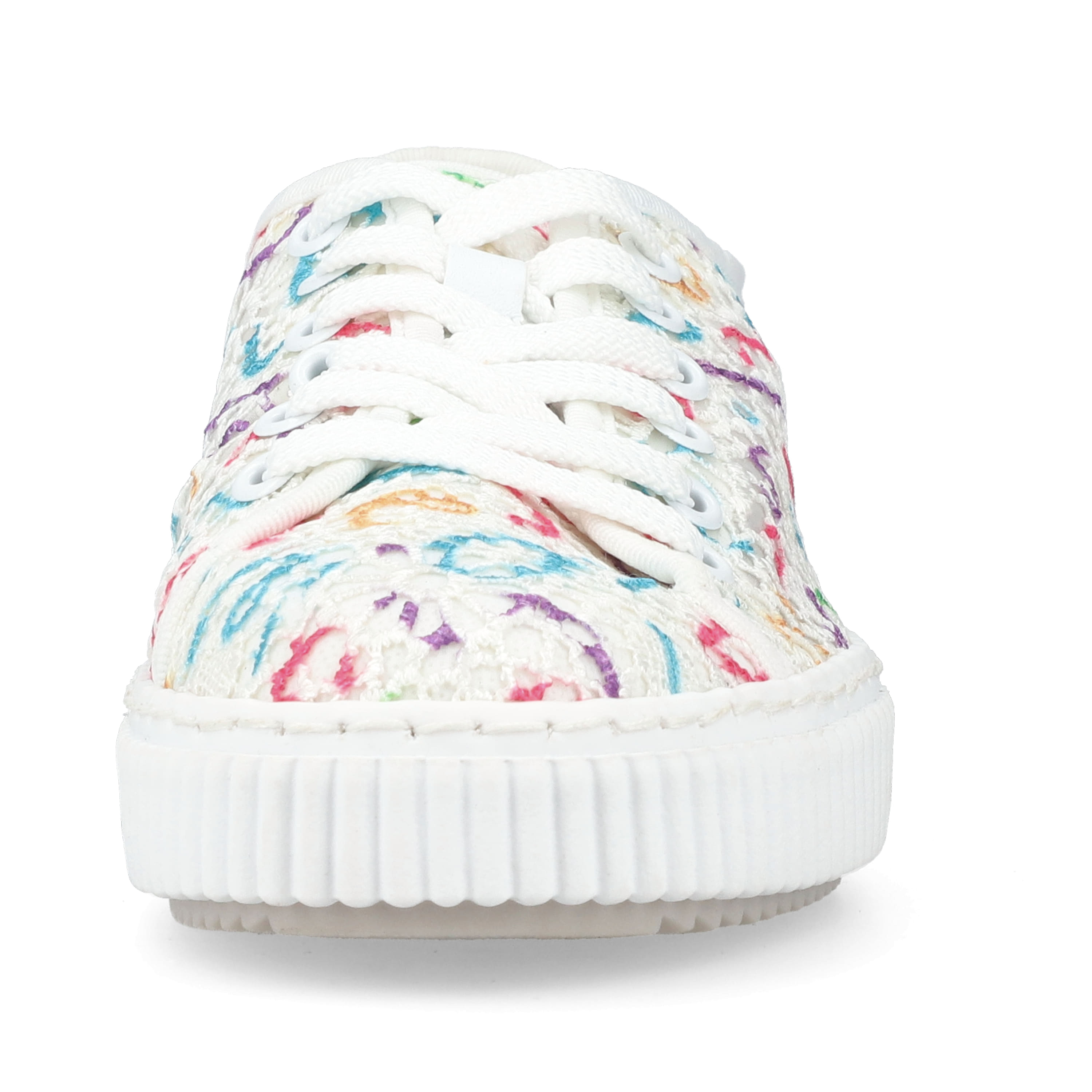 Rieker Damen Sneaker Low multi-schneeweiss