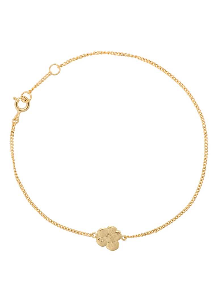 Anna + Nina  Soul Flower armband verguld