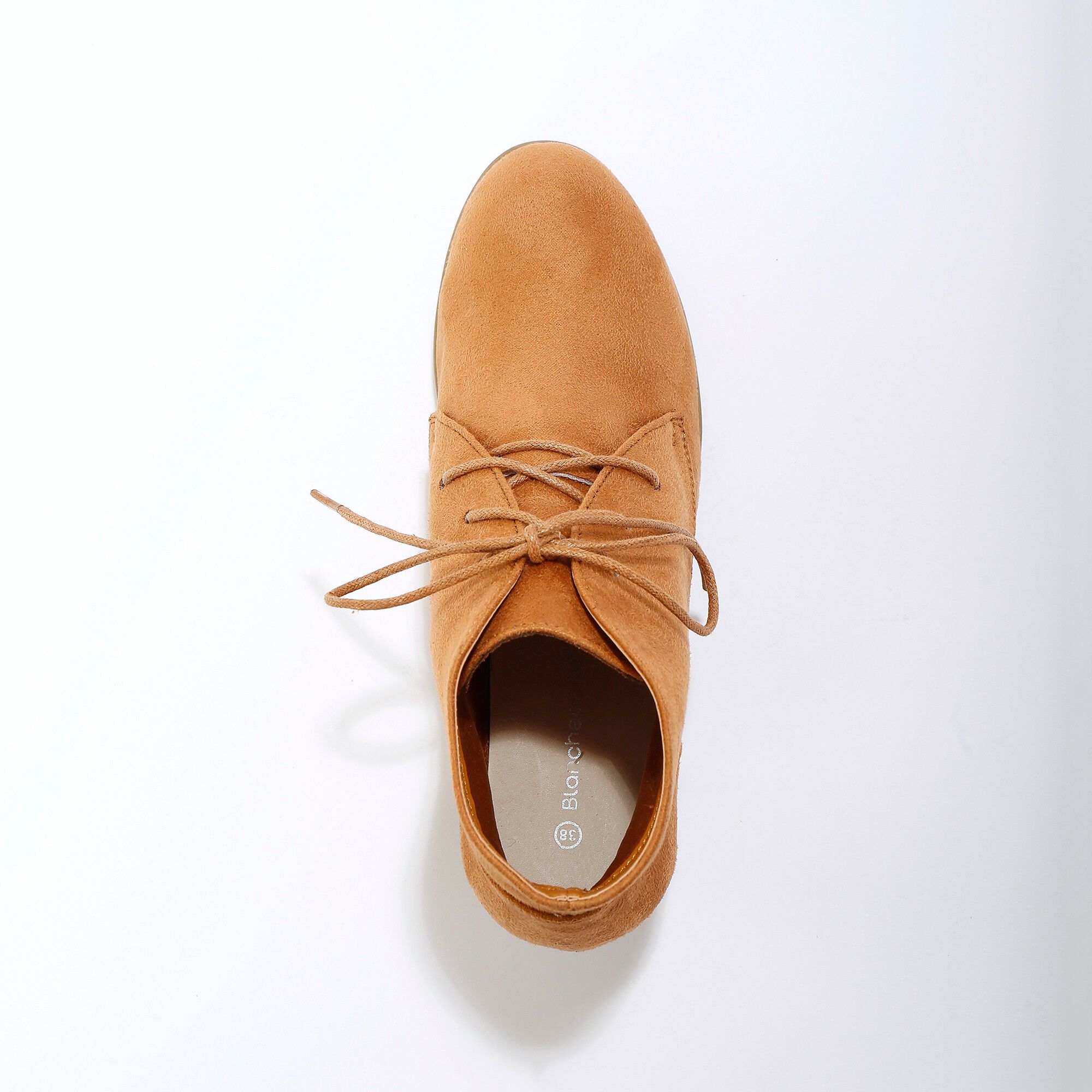 Low-boots à talon effet bois