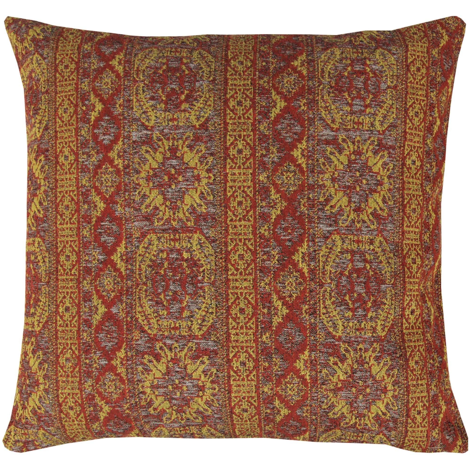Kissenbezüge KHDK-05409, Bestlivings (1 Stück), Kissenhülle 45 x 45 cm (Marakesh Terracotta) - Bohemian Oriental Boho - Hochwertiger Kissenbezug mit Reißverschluss