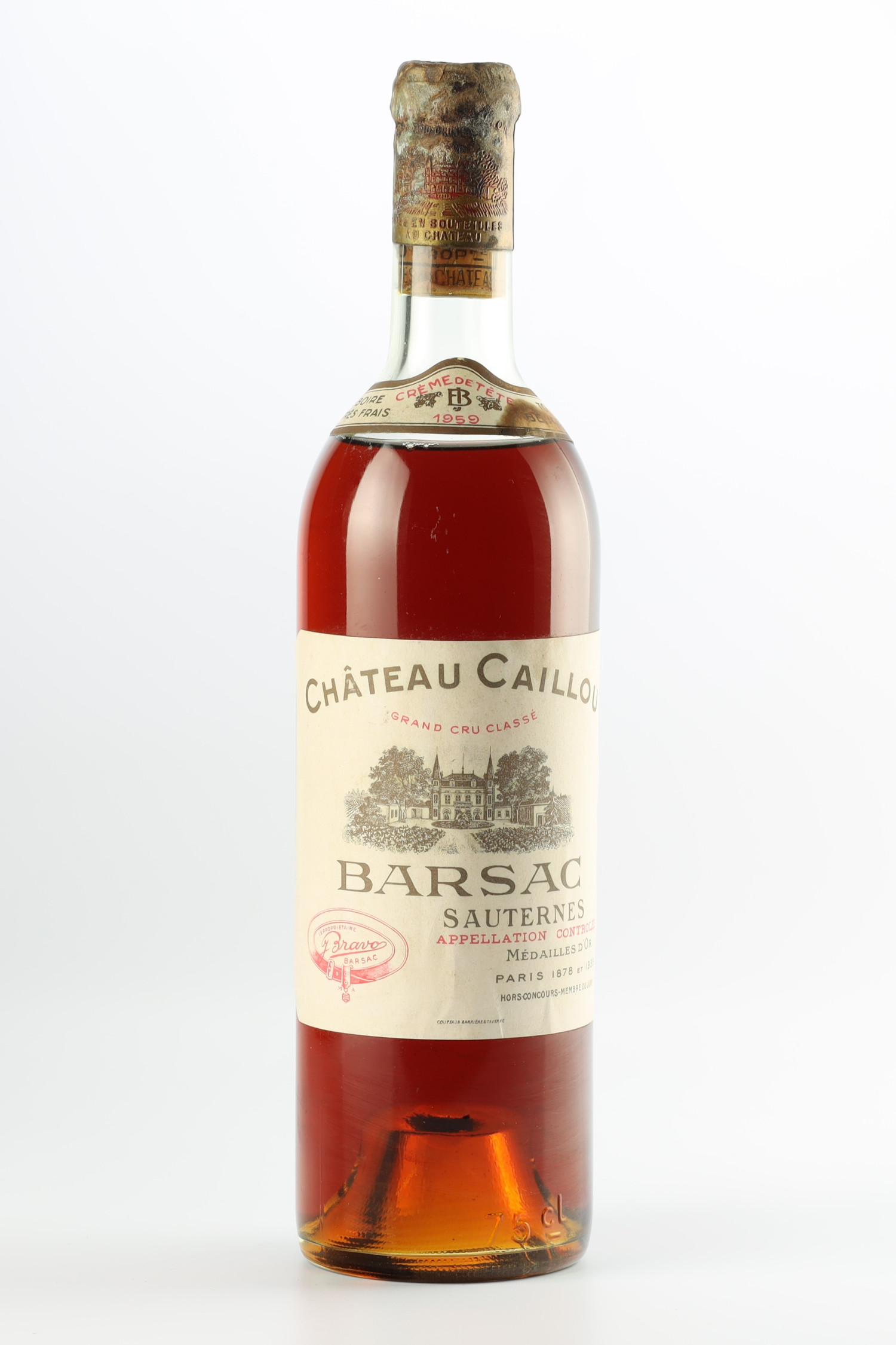 Château Caillou Crème De Tête 1959, Sauternes