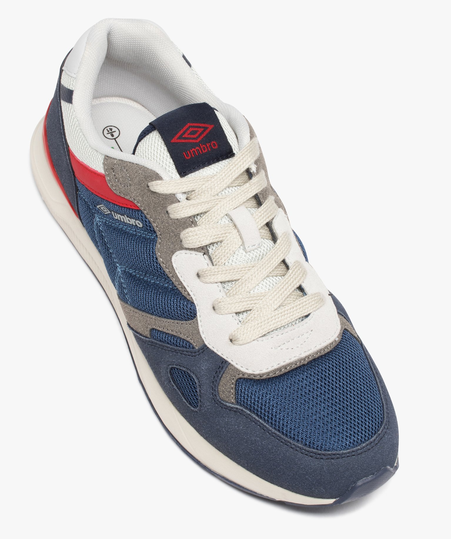 Baskets homme jogger multimatières à lacets - Umbro marine | GEMO
