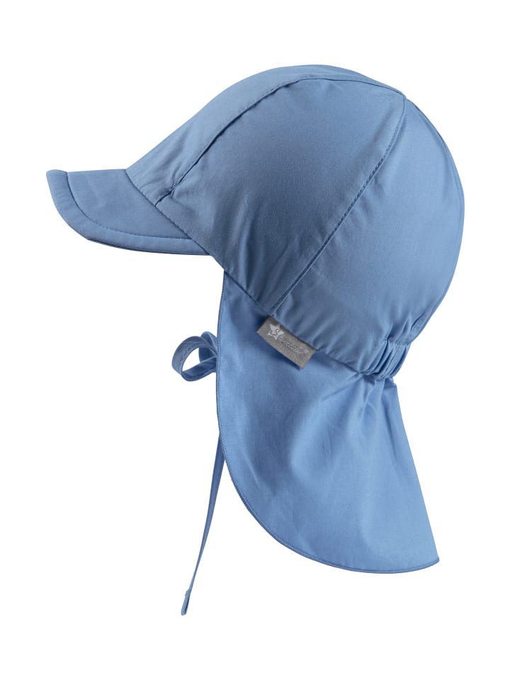 Sterntaler Schirmmütze mit Nackenschutz in samtblau günstig kaufen
