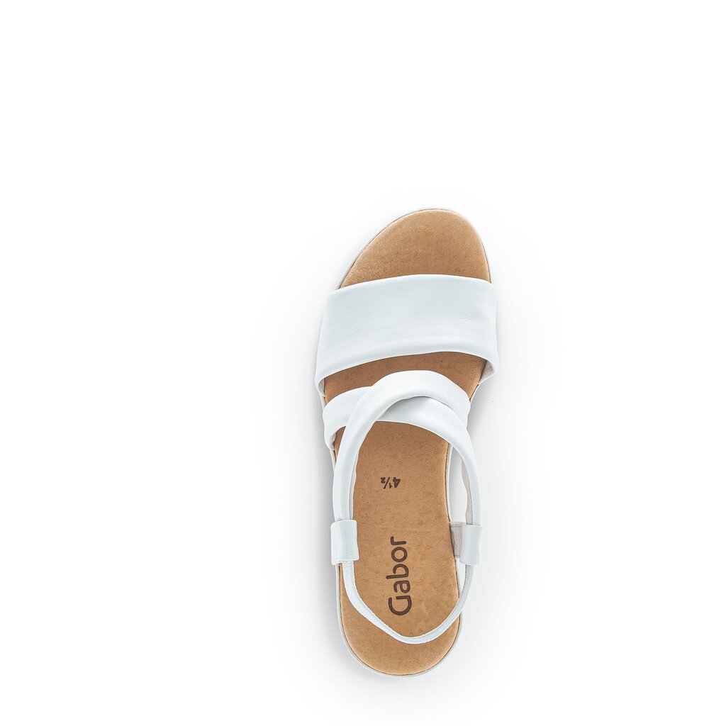 Gabor fashion Keilsandalette weiß