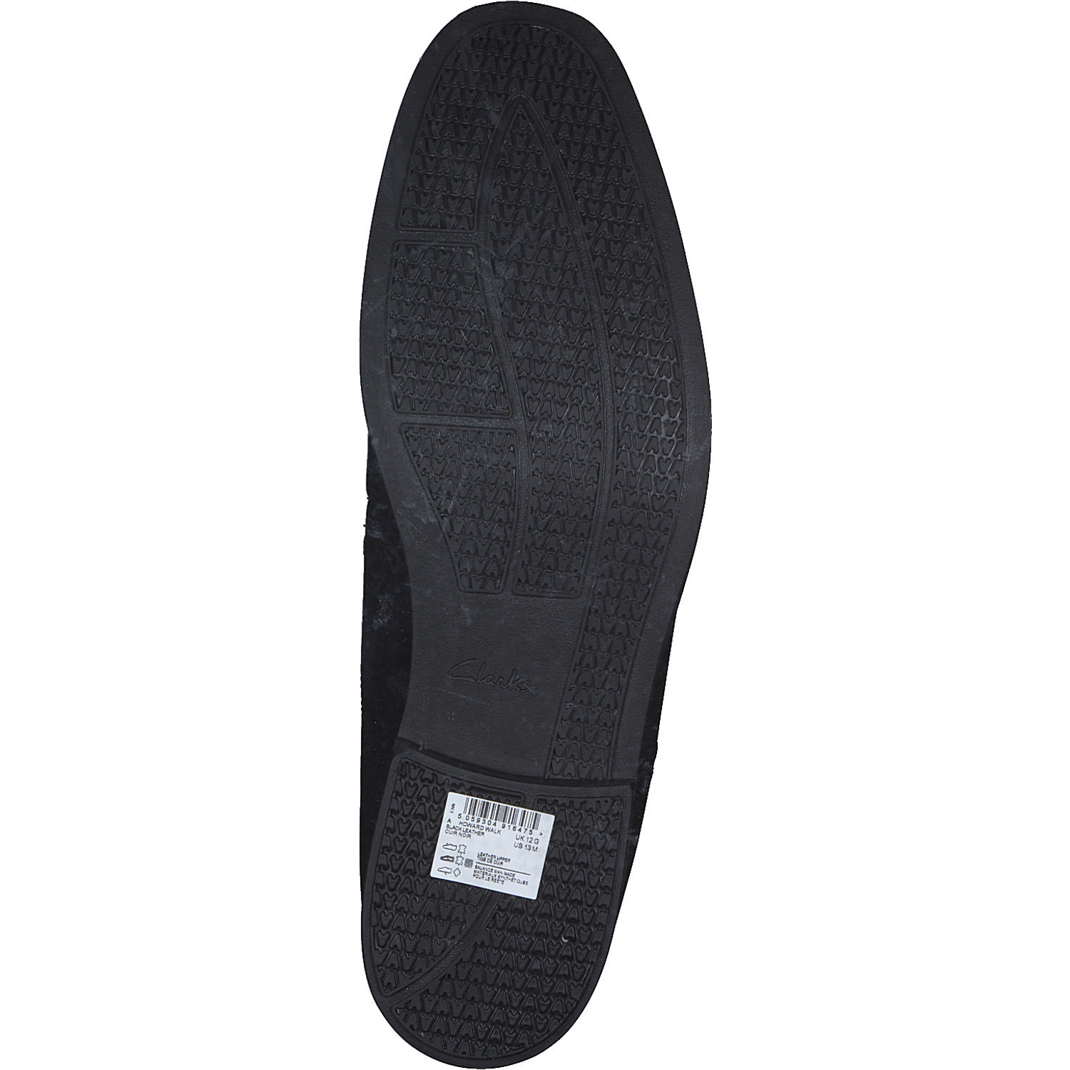 Clarks Howard Walk 2616, Halbschuhe, Herren, BLACK LEATHER