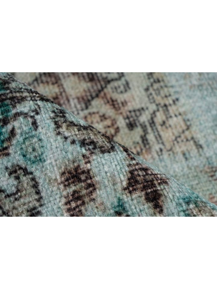 Kayoom Teppich Oriela in Creme / Grün günstig kaufen
