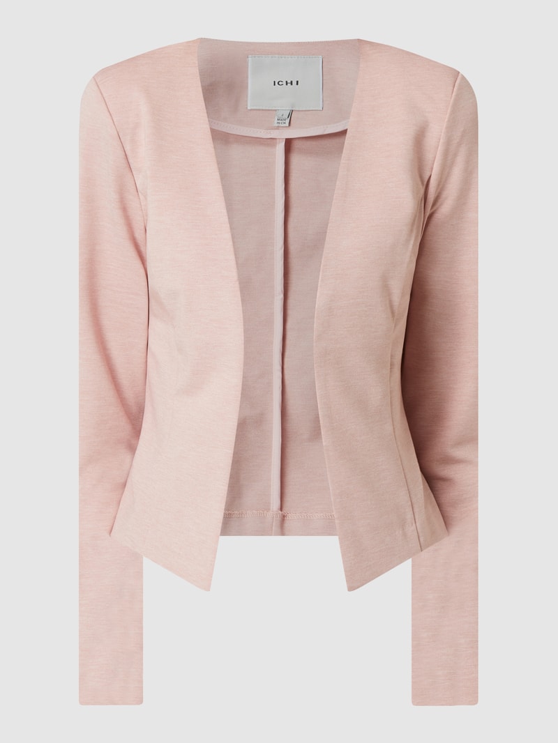 Kurzblazer mit Viskose-Anteil Modell 'Kate' in rosé