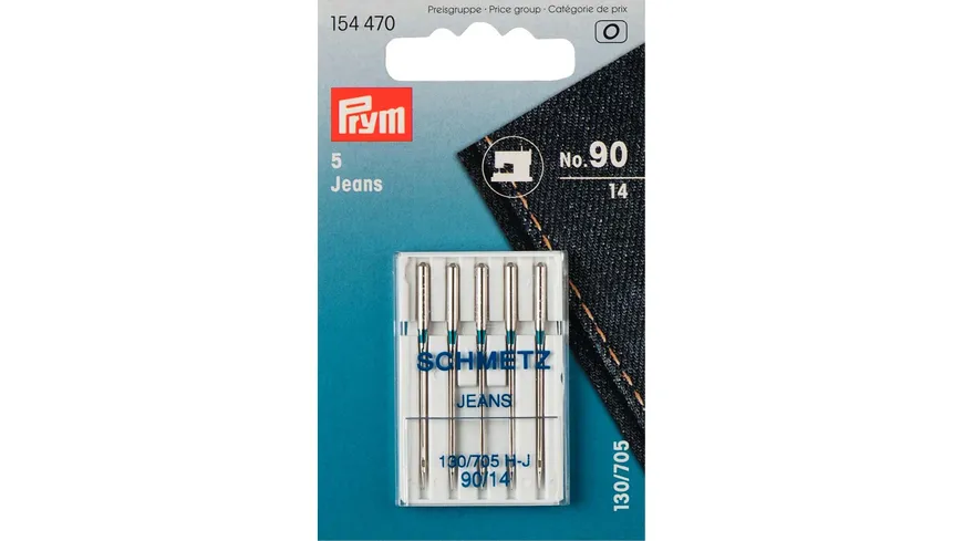 Prym Nähmaschinennadeln 130/705 Jeans 90